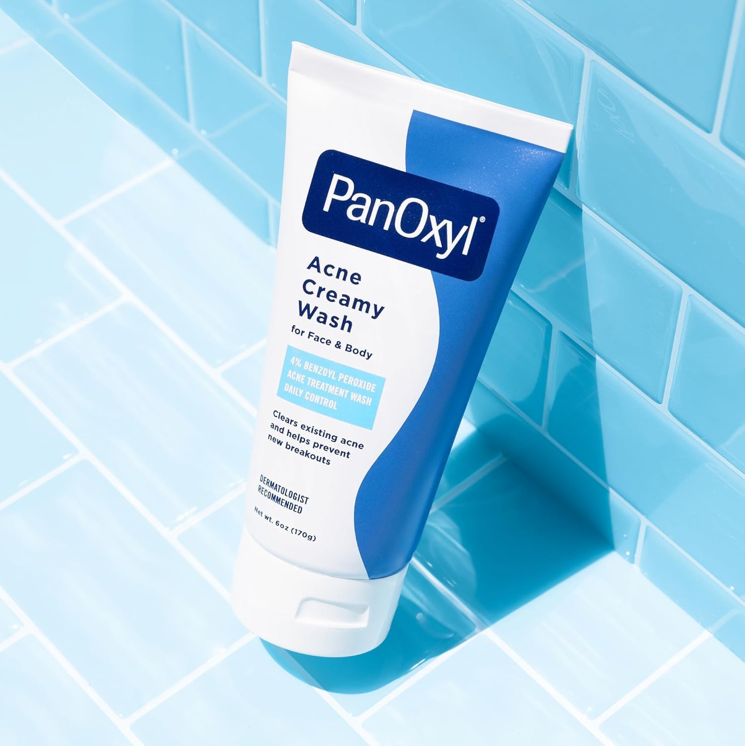 PanOxyl - 4 acne cream wash 4% Benzoyl Peroxide 6 Oz - Pinky Cosmetics