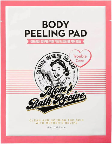 Body Peeling Pad - Mom's Bath Recipe Trouble Care Mom's Bath Recipe Body Scrub  Pinky Cosmetics