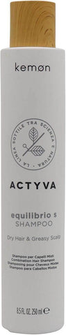 Kemon Unisex Actyva Equilibrio S Shampoo, 250 ml - - Pinky Cosmetics -- United Arab Emirates -- Pinky Cosmetics