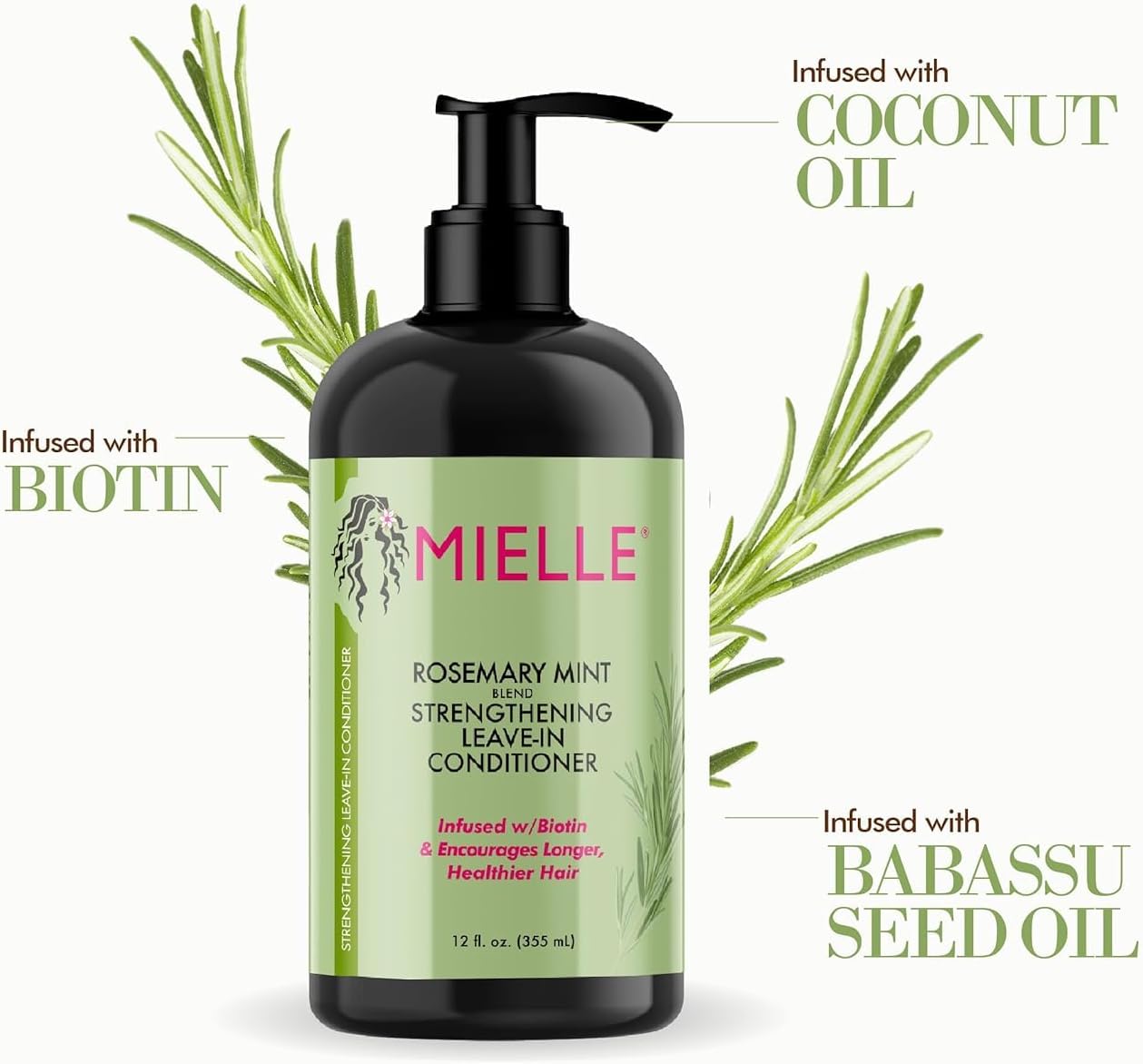 Mielle Rosemary Mint Hair Care Set – 4-in-1 Strengthening & Nourishing Formula - Pinky Cosmetics