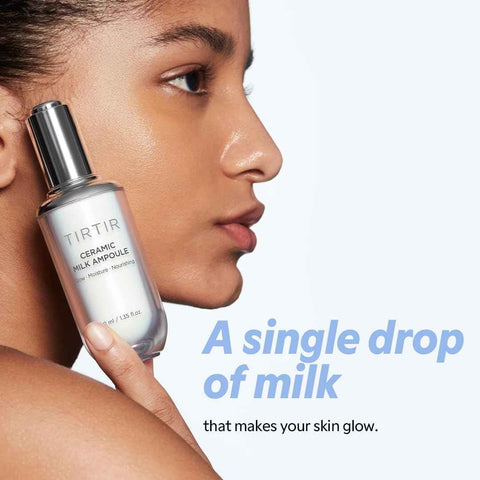 TIRTIR Ceramic Milk Ampoule - Hydrating Glow Serum