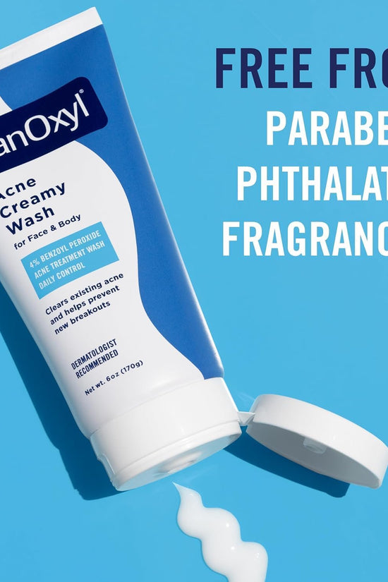 PanOxyl - 4 acne cream wash 4% Benzoyl Peroxide 6 Oz - Pinky Cosmetics