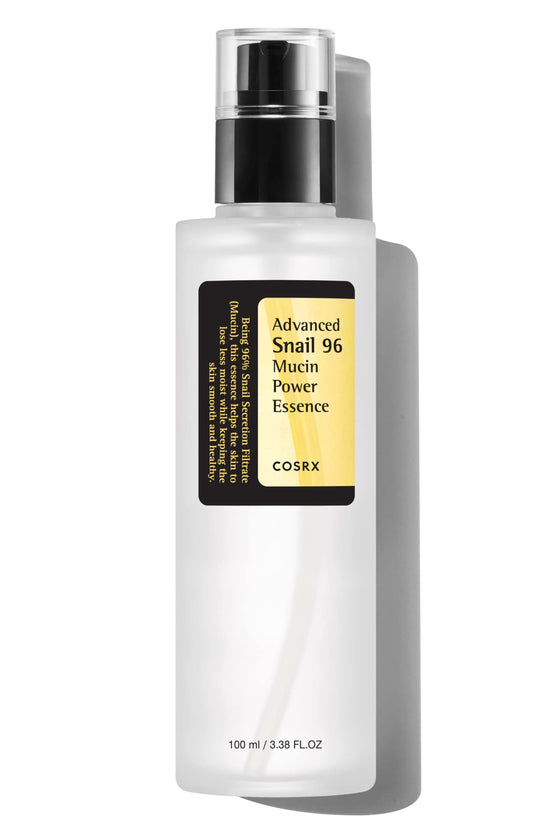 Cosrx Advanced Snail 96 Mucin Power Essence bottle on a white background