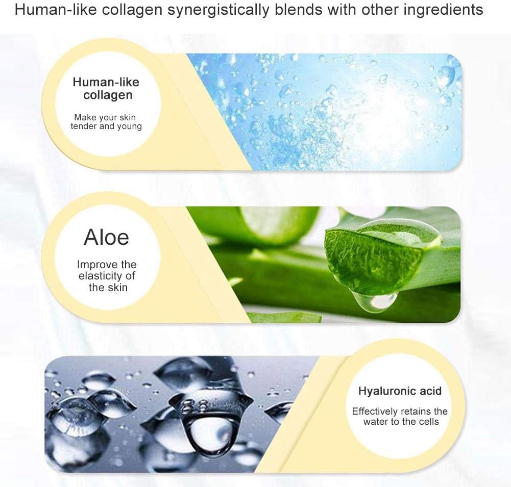 Collagen Cream, 80g Hydrating Firming Anti-aging Face Cream Smooth Fine Lines Brightens Face Skin Care Cream Suitable for All Skin Types - Pinky Cosmetics