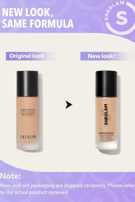 Sheglam COMPLEXION PRO LONG LASTING BREATHABLE MATTE FOD NO.GOLDEN - Pinky Cosmetics