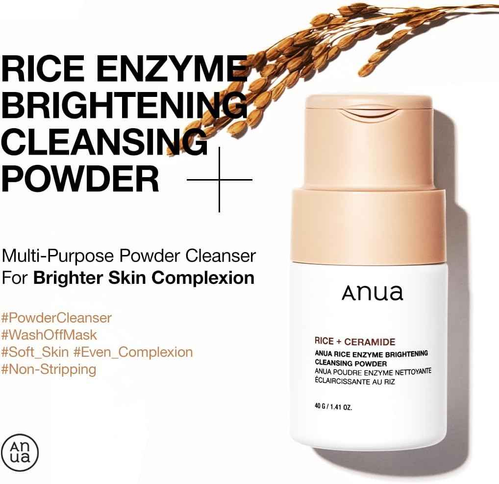 Anua Rice Enzyme Brightening Powder - Gentle Cleanser