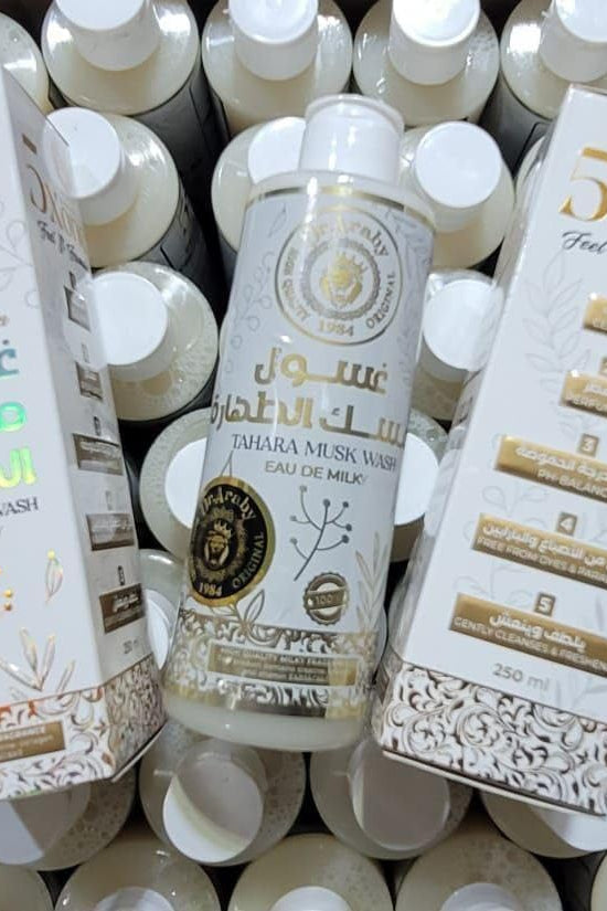 غسول مسك الطهارة للمناطق الحساسة بالفيرومونات ومسك الطهارة للنساء