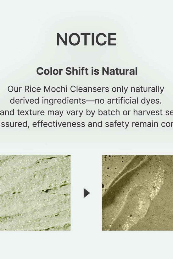 Arencia Fresh Green Rice Mochi Cleanser - Hydrating & Deep Pore Care