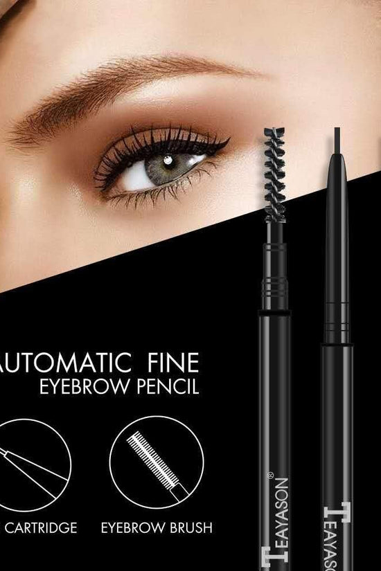 1.5mm ultra-fine eyebrow pencil automatic rotation eyebrow pencil,durable, sweat-proof and not easy to take off make-up, five colors available(02#Gray) - Pinky Cosmetics
