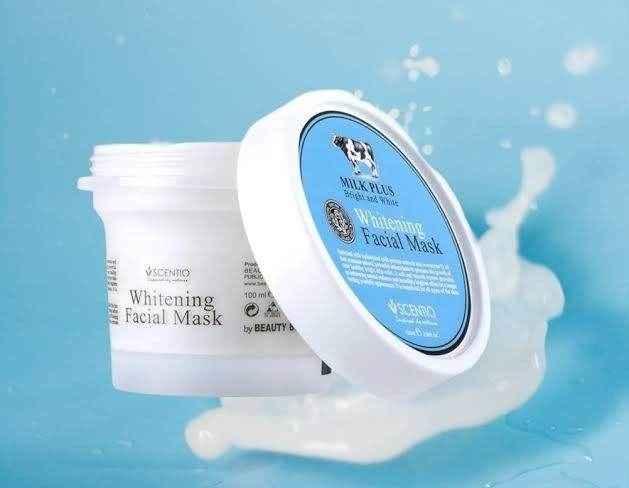 Scentio Milk Plus Whitening Facial Scrub 100ml - Natural Skin Care - Scentio -- United Arab Emirates -- Pinky Cosmetics