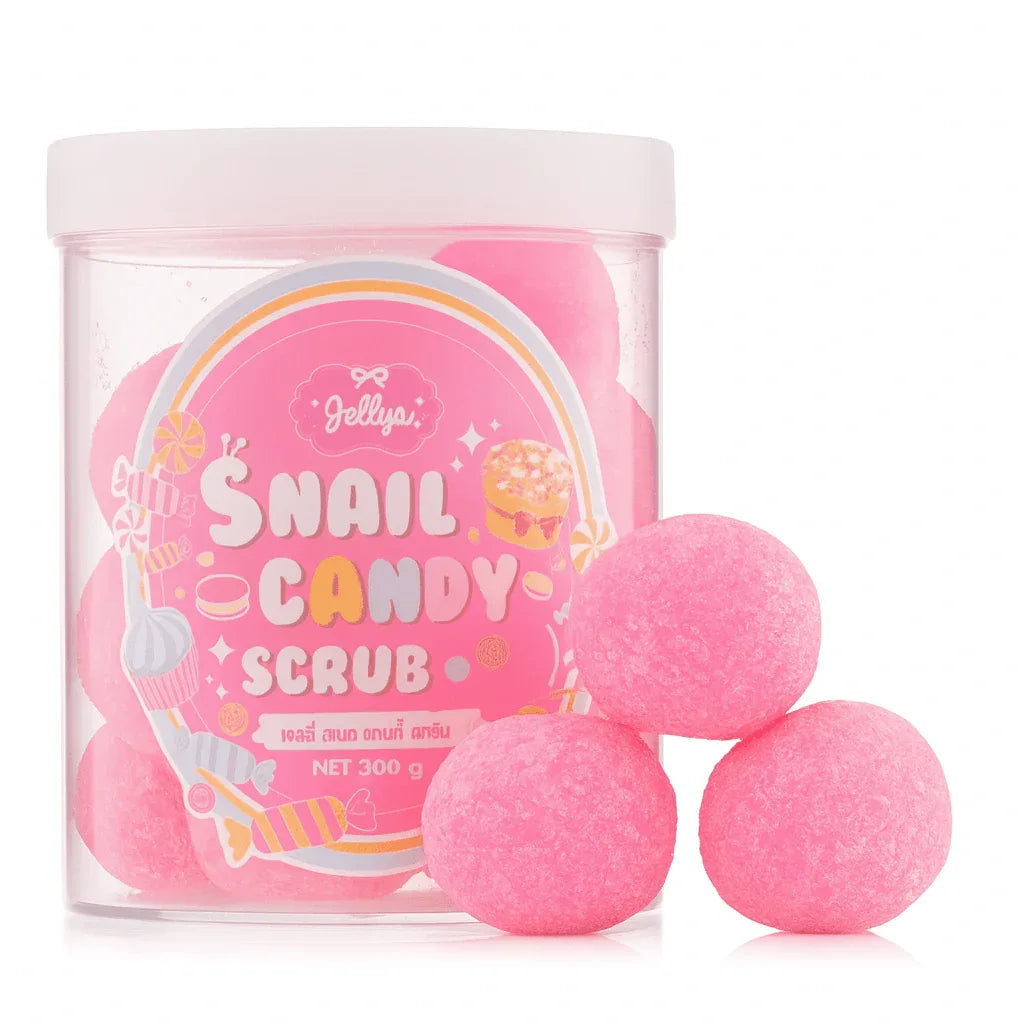Jellys Snail Candy Body Scrub – Pink Exfoliating Balls - Body Care - Jellys -- United Arab Emirates -- Pinky Cosmetics