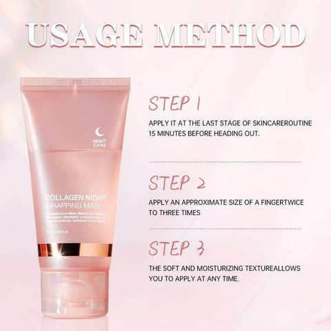 Collagen Night Wrapping Mask – Night Care - Face Masks - Night Care -- United Arab Emirates -- Pinky Cosmetics