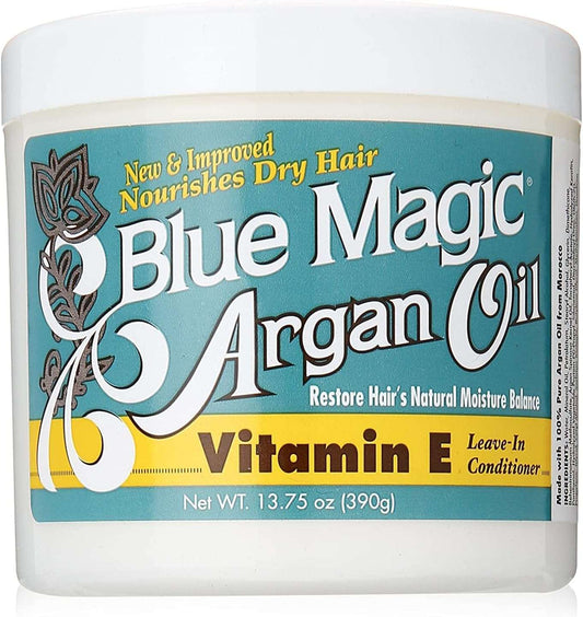 Blue Magic Argan Oil & Vitamin-e Leave-in Conditioner 13.75 Oz