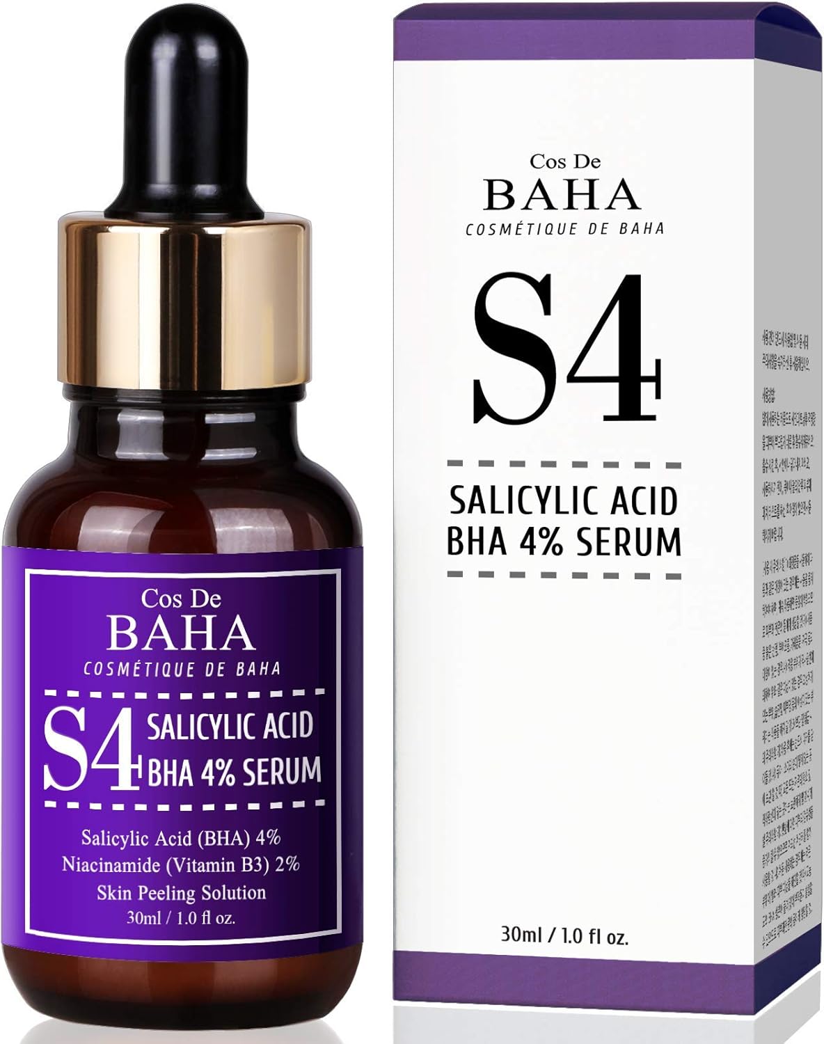 Cos De BAHA S4 serum - BHA 4% Pore Clarifying Cos De BAHA Serum  Pinky Cosmetics