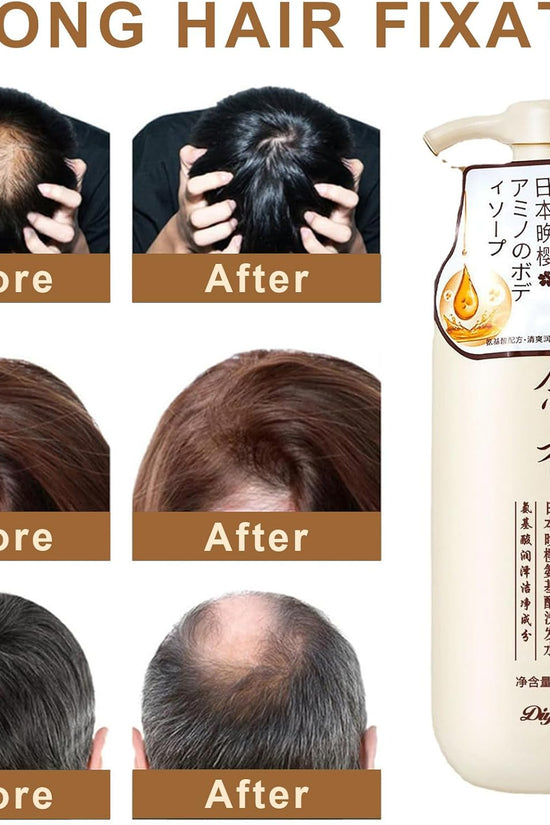 Japanese Shampoo, Hair Density Essential Shampoo, Repair Dry Damaged Hair, Japan's Evening Nianxiang Shampoo for Deeply Nourished Strong Hair - Pinky Cosmetics