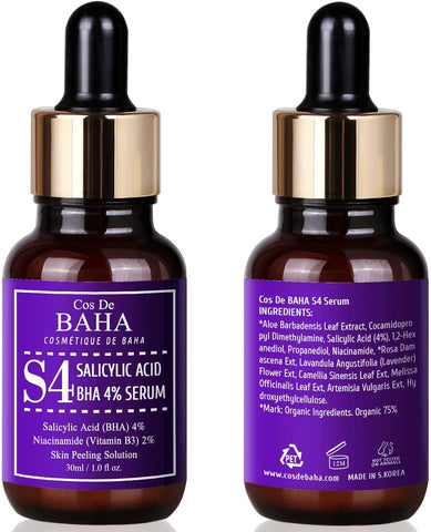 Cos De BAHA S4 serum - BHA 4% Pore Clarifying Cos De BAHA Serum  Pinky Cosmetics
