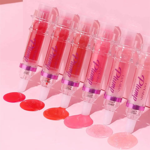 Plumping Lip Oil With Chili Extract - Clear Pink Instant Plumper Lip Gloss, Hydrating & Nourishing Tinted Lip Balm Liquid Lipstick for Lip Plumper Gloss Day & Night Moisturising Repair Lip Oil - - Pinky Cosmetics -- United Arab Emirates -- Pinky Cosmetics