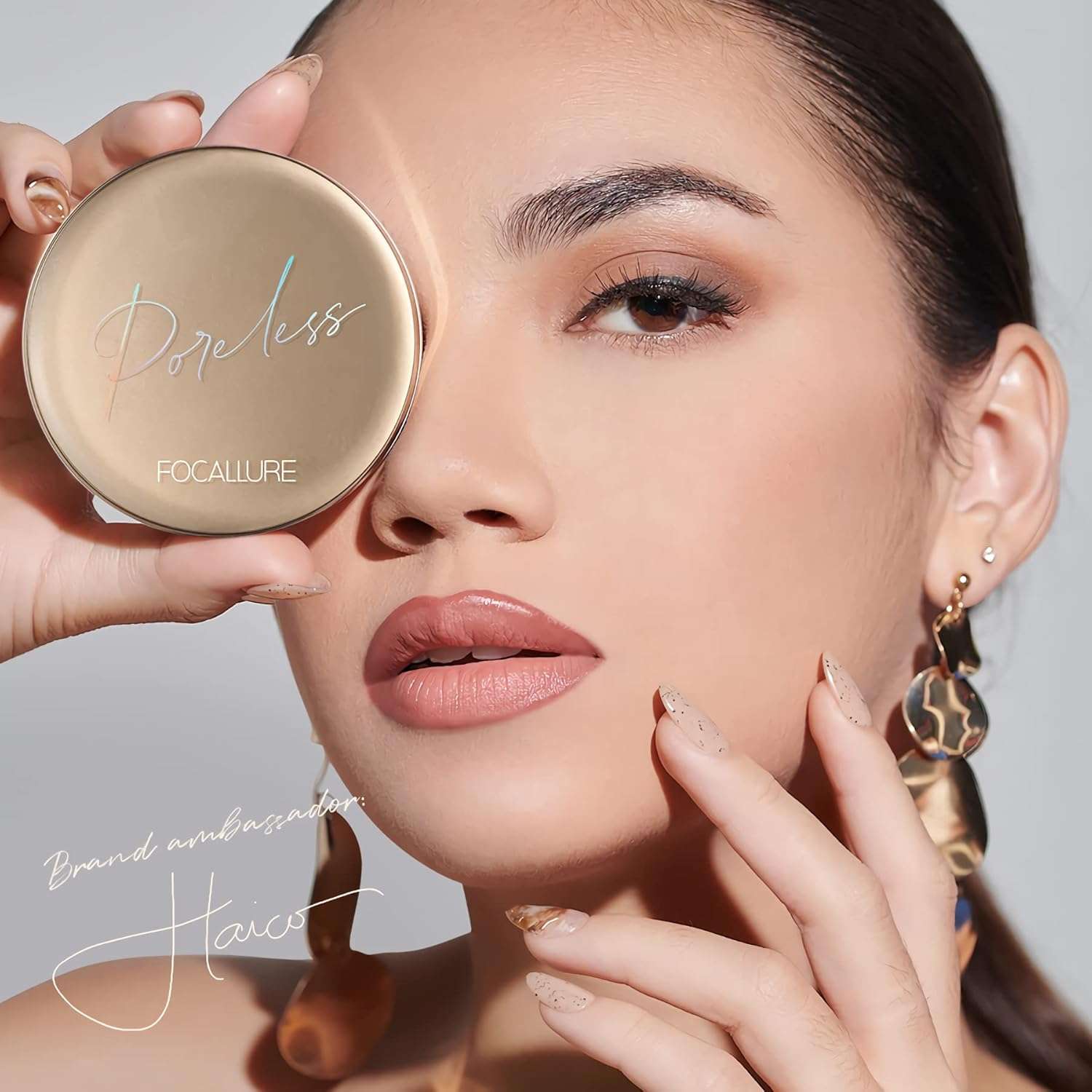 FOCALLURE Poreless BB Cushion Foundation – Full Coverage & Matte Finish