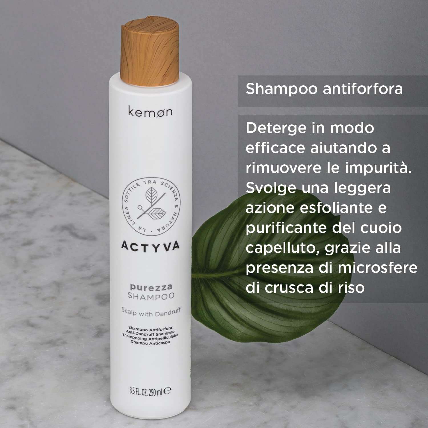 Kemon Unisex Actyva Equilibrio S Shampoo, 250 ml