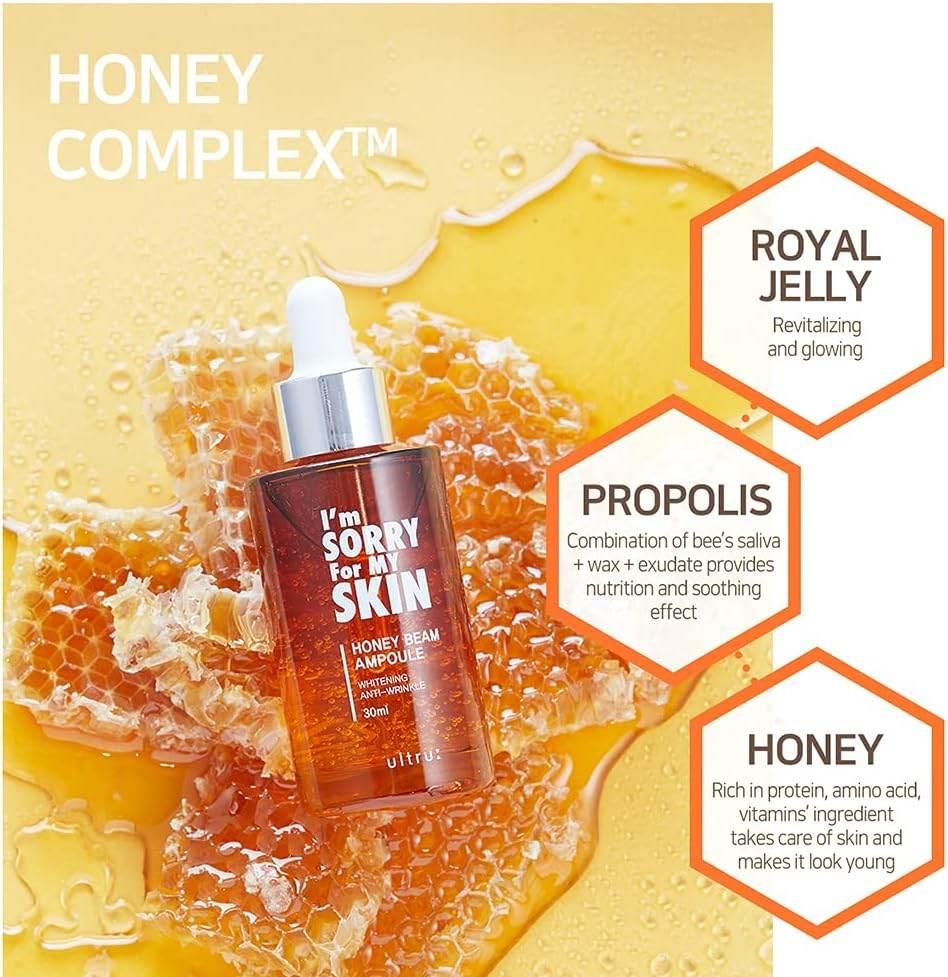 Skin Honey Beam Ampoule 30ml - - Pinky Cosmetics -- United Arab Emirates -- Pinky Cosmetics