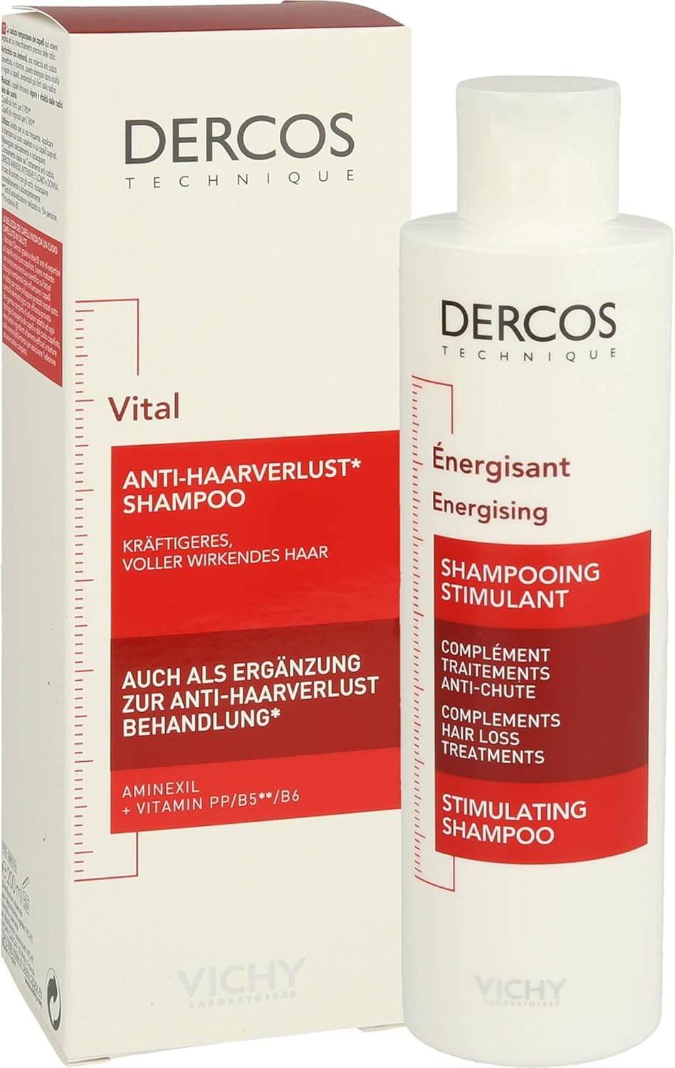 Vichy Dercos Energising Shampoo 200ml - - Pinky Cosmetics -- United Arab Emirates -- Pinky Cosmetics