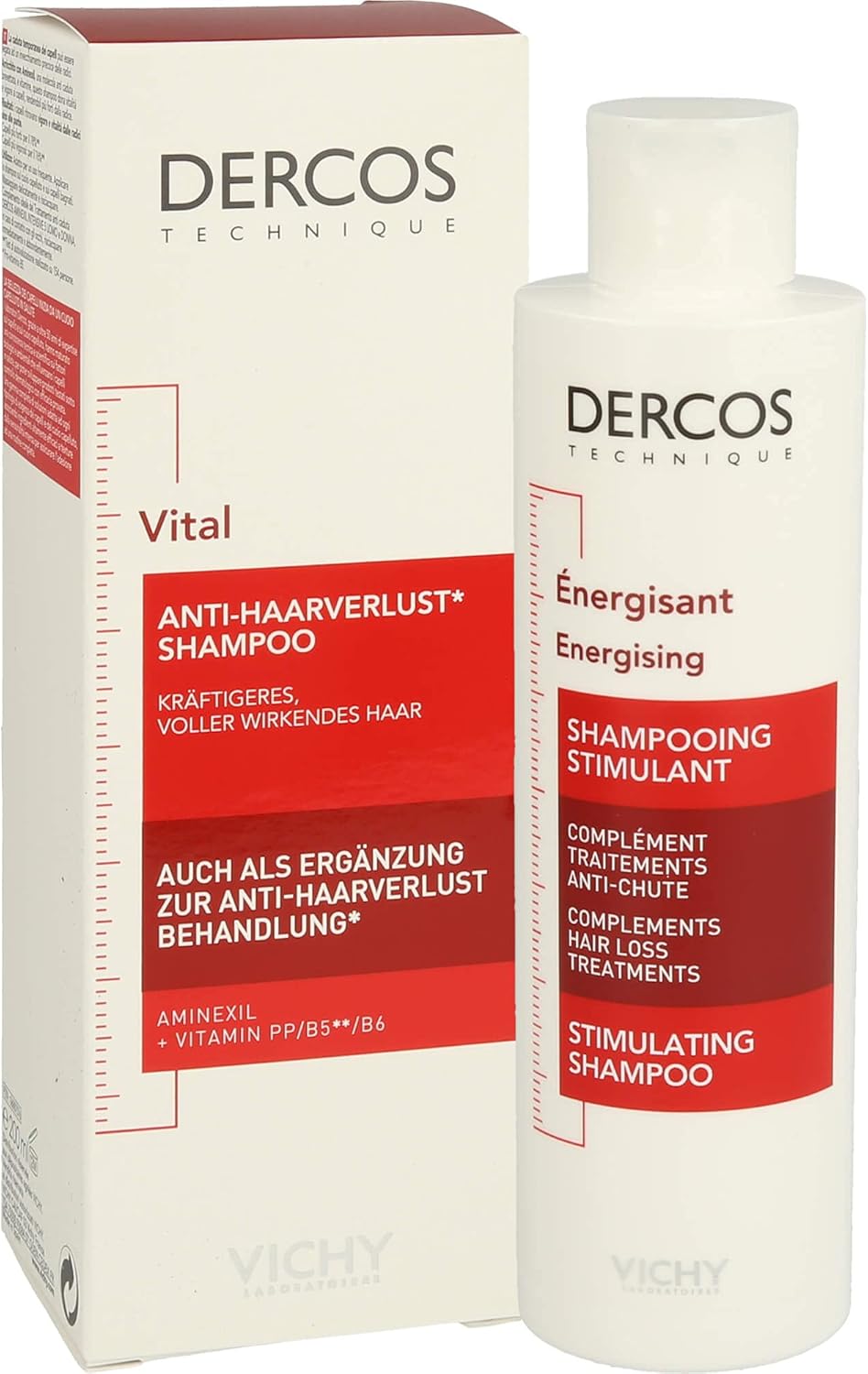 Vichy Dercos Energising Shampoo 200ml - Pinky Cosmetics