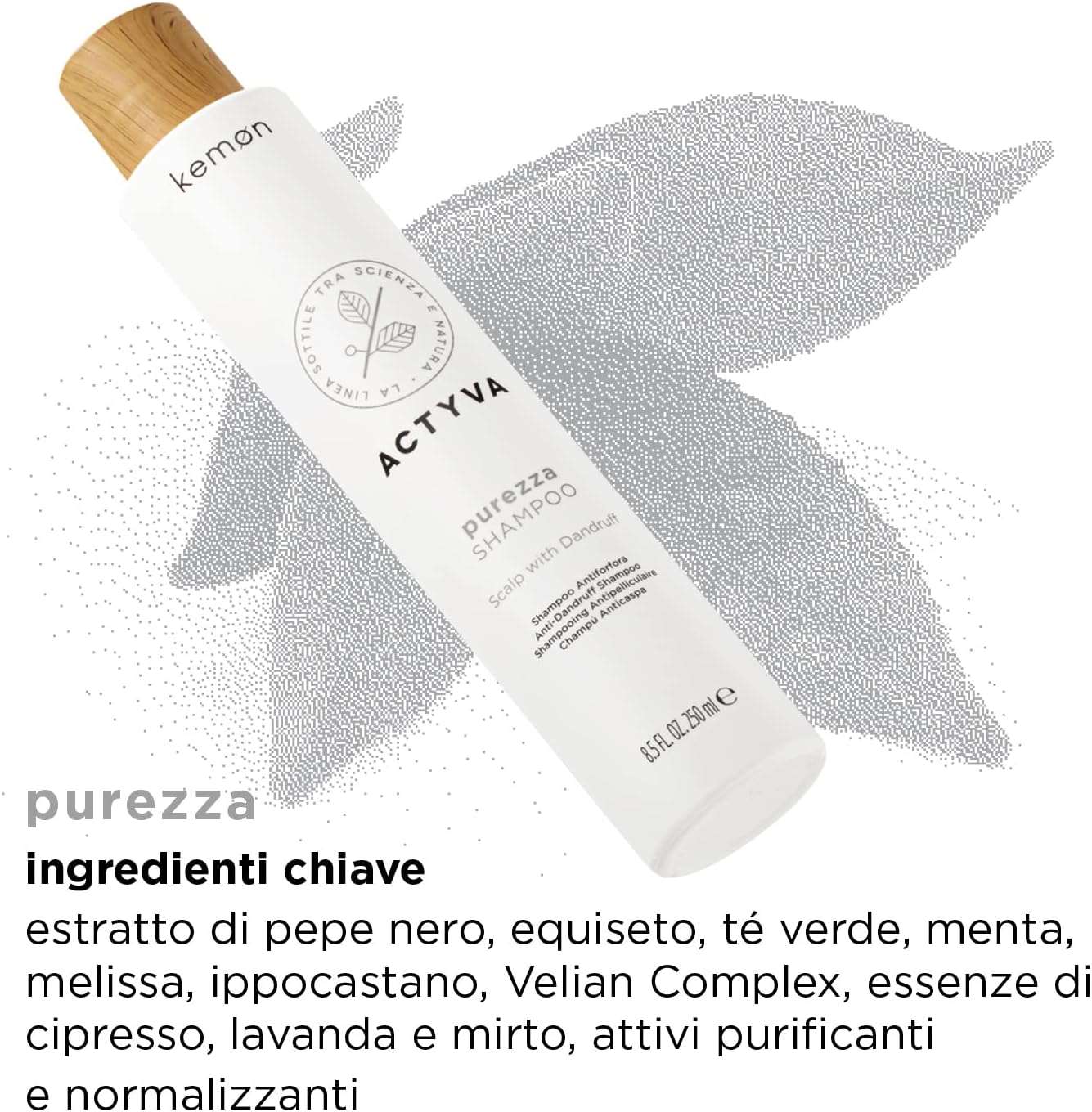 Kemon Unisex Actyva Equilibrio S Shampoo, 250 ml