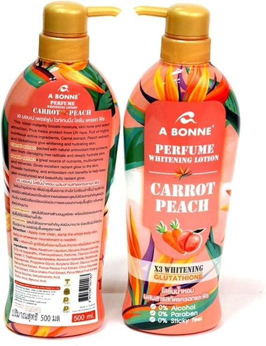 ABONNE 1 Lotion Beauty Milk Carrot Pirsich Gluta 500 ml - - Pinky Cosmetics -- United Arab Emirates -- Pinky Cosmetics