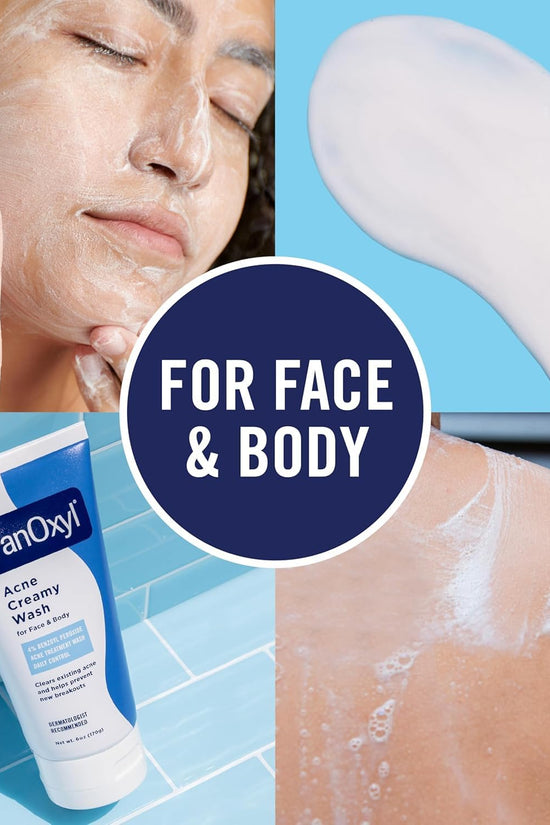 PanOxyl - 4 acne cream wash 4% Benzoyl Peroxide 6 Oz - Pinky Cosmetics