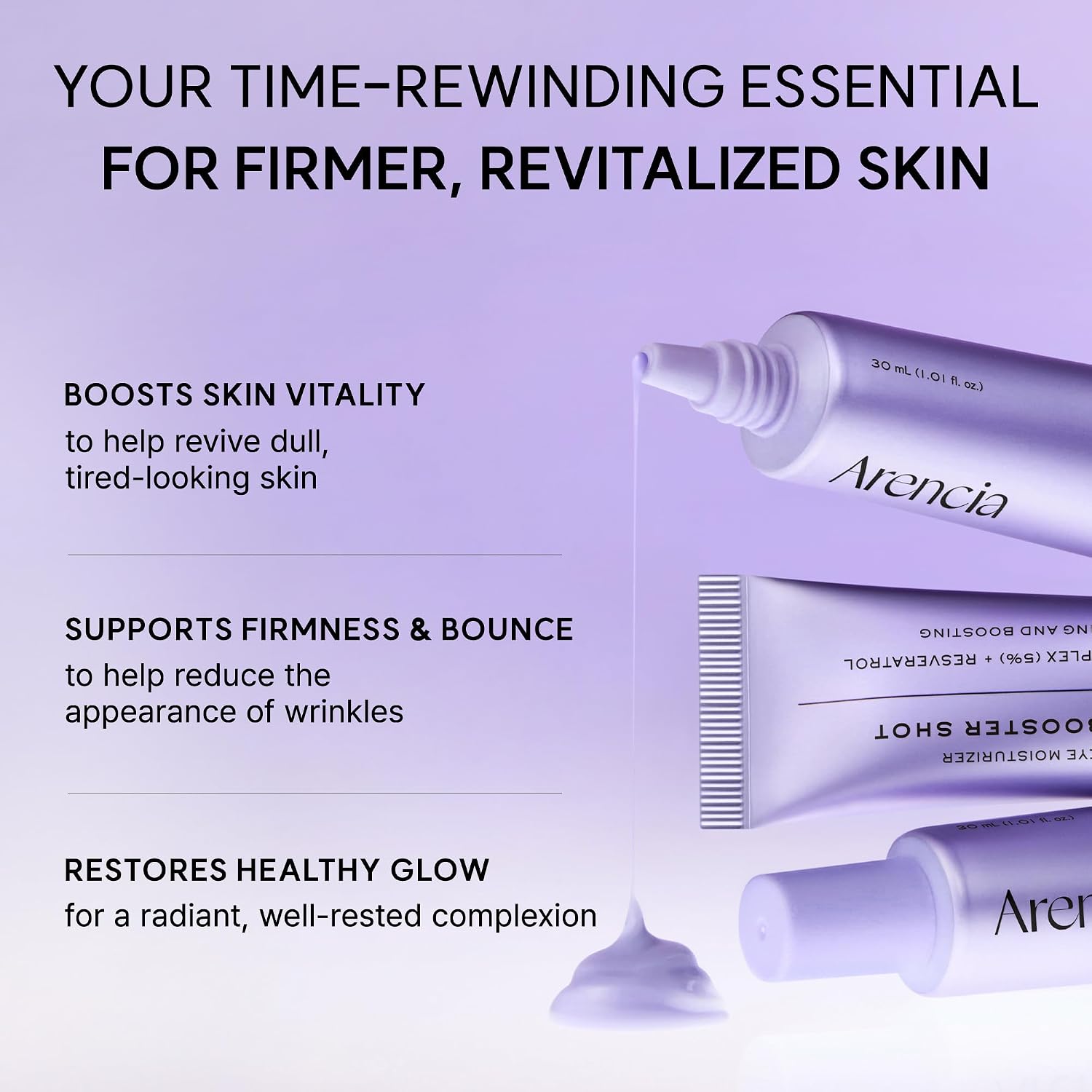 Arencia NAD+ Booster Shot 30ml – Firming Moisturizer Arencia Moisturizer  Pinky Cosmetics