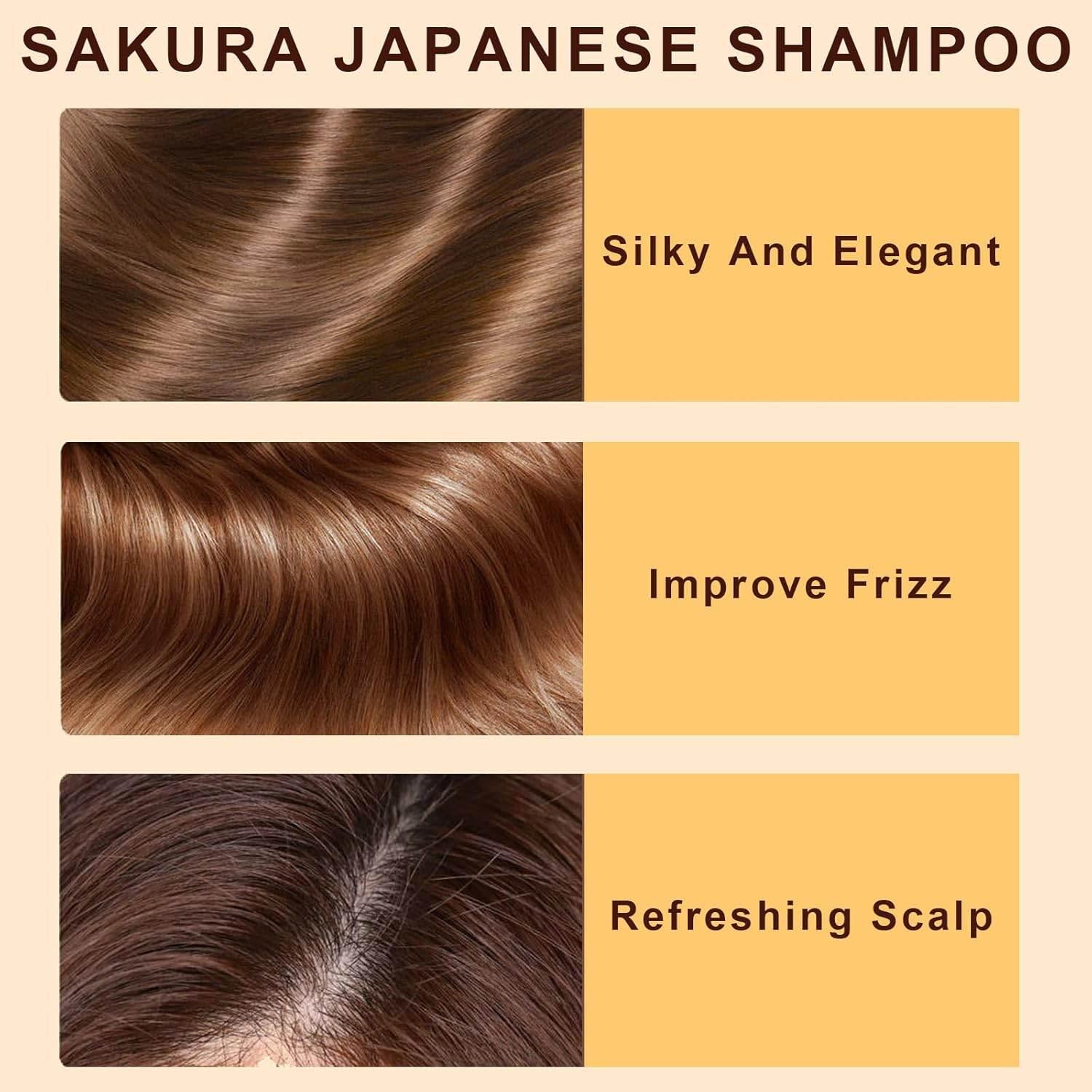 Japanese Shampoo, Hair Density Essential Shampoo, Repair Dry Damaged Hair, Japan's Evening Nianxiang Shampoo for Deeply Nourished Strong Hair - - Pinky Cosmetics -- United Arab Emirates -- Pinky Cosmetics