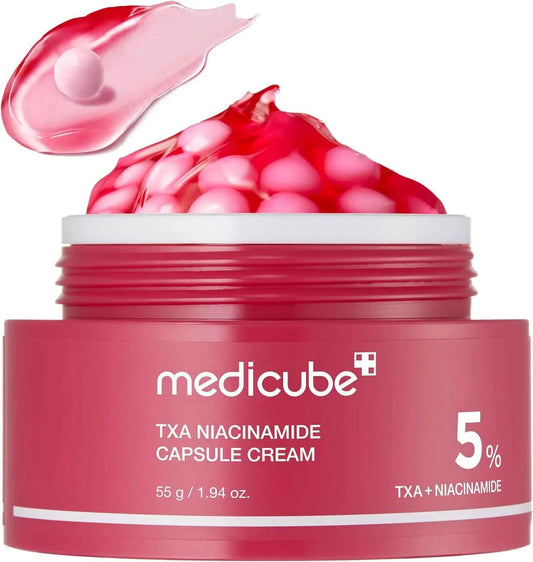 Medicube TXA Niacinamide 5% Capsule Cream - Brightening & Dark Spot Treatment 55g - Skincare - Face Cream - Medicube -- United Arab Emirates -- Pinky Cosmetics