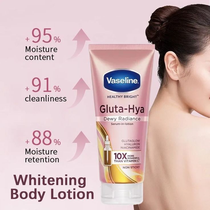 Vaseline Gluta-Hya Serum Burst Lotion – Dewy Radiance - Pinky Cosmetics