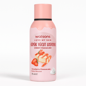Watsons Strawberry Cheesecake Body Mousse – 75ml - Pinky Cosmetics