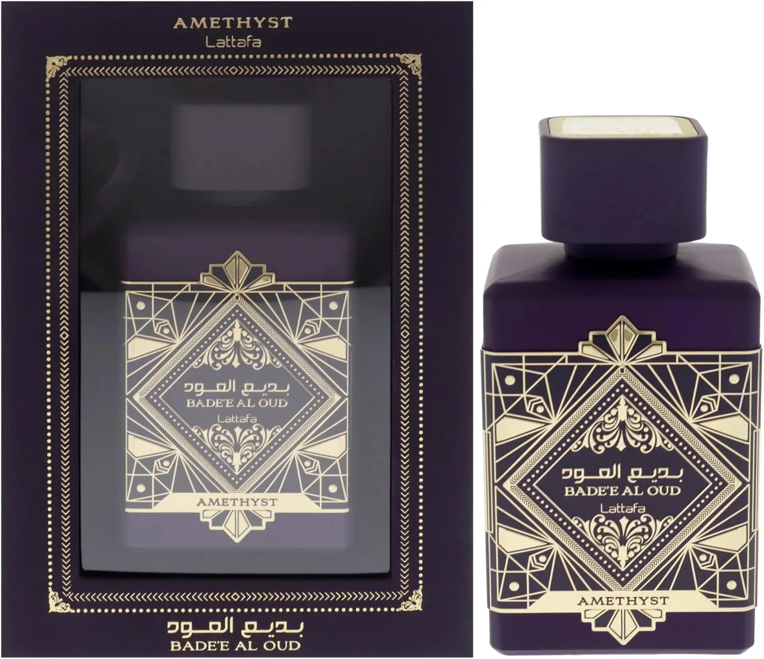 Lattafa Bade'e Al Oud Amethyst 100ml - Rose Oud EDP Lattafa Perfume  Pinky Cosmetics