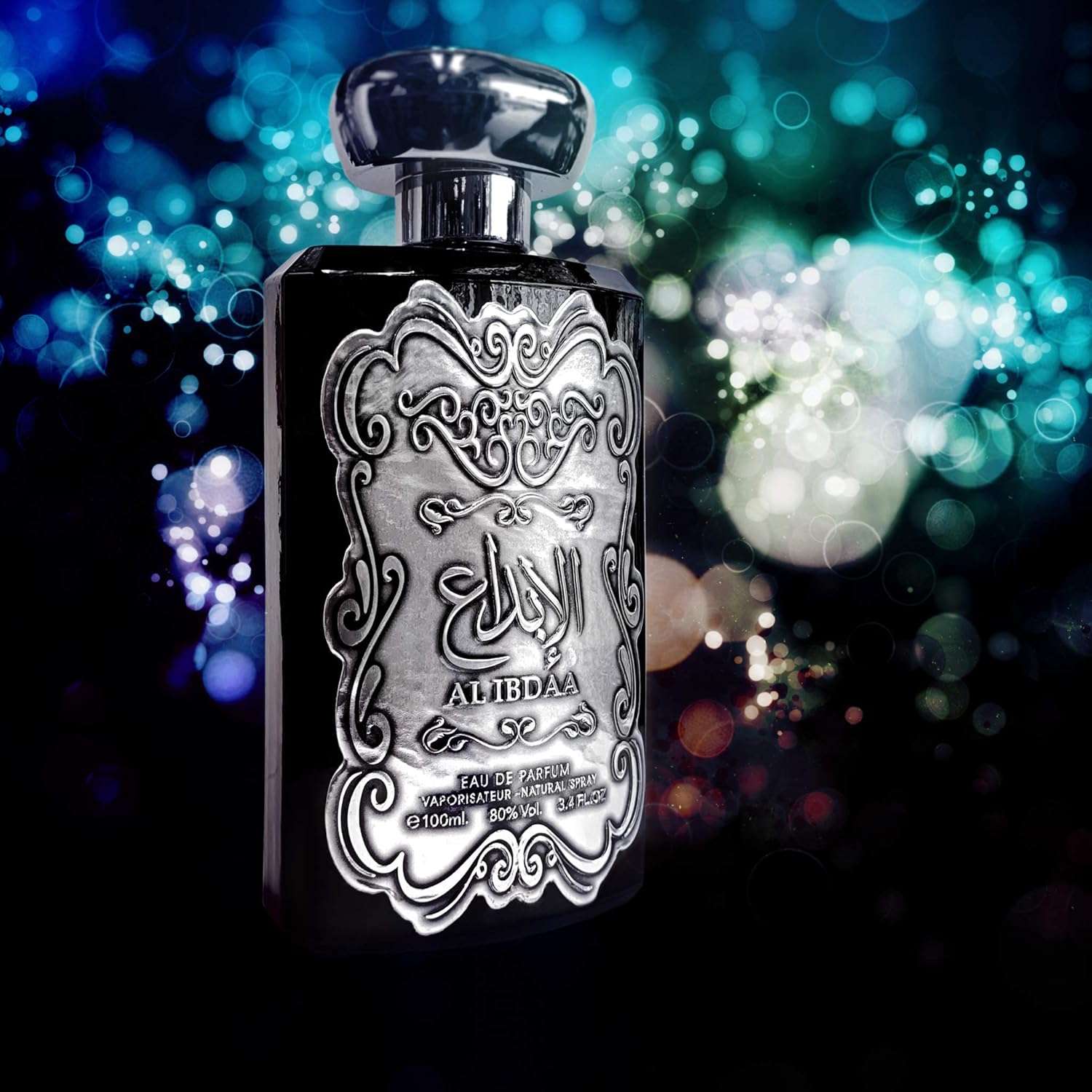 Ard al Zaafaran Ibdaa Silver Eau de Parfum Spray for Men, 3.4 Ounce