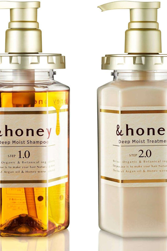 &honey Shampoo & Conditioner Set Organic Hair and Scalp Care for Intense Cleansing and Hydration - Moisture-Enhancing Wash and Protection