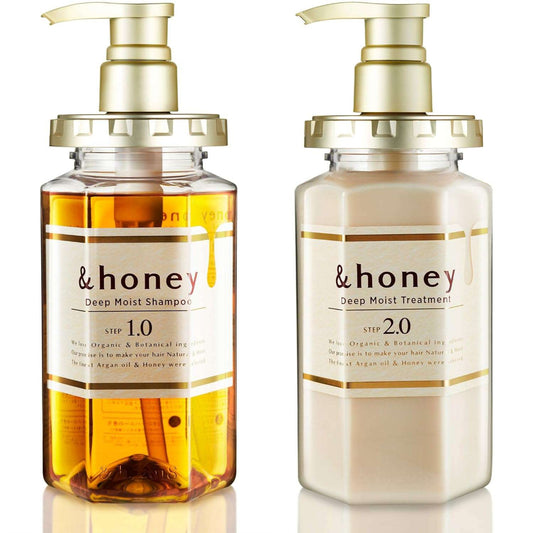 &honey Shampoo & Conditioner Set Organic Hair and Scalp Care for Intense Cleansing and Hydration - Moisture-Enhancing Wash and Protection