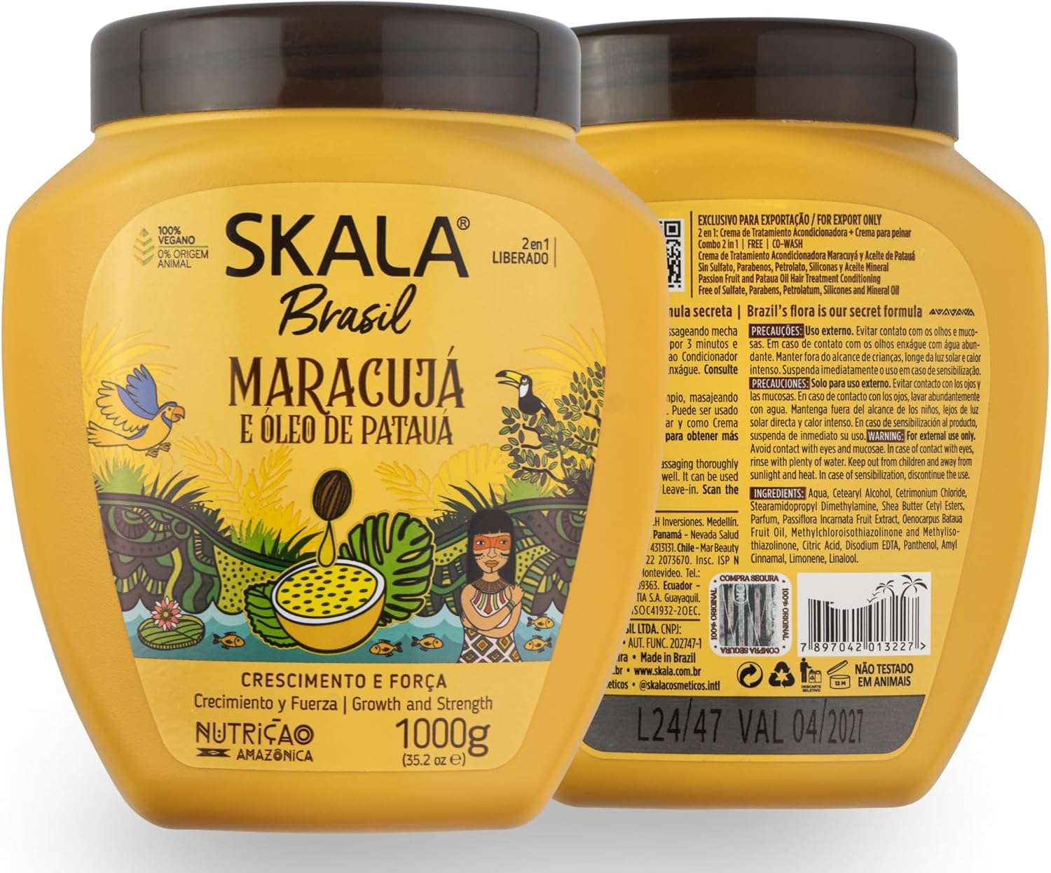 SKALA Brasil Banana & Bacuri 2-in-1 Treatment Cream