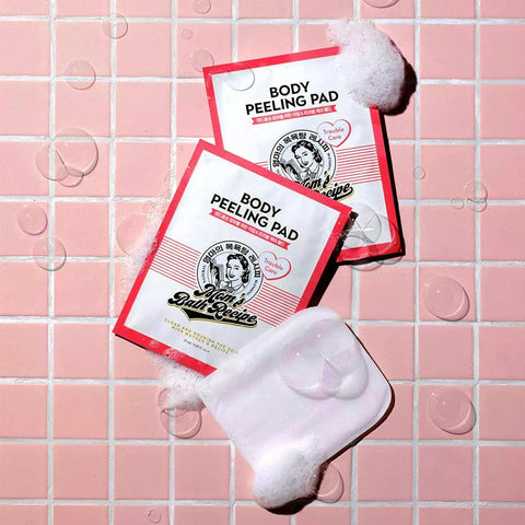 Body Peeling Pad - Mom's Bath Recipe Trouble Care Mom's Bath Recipe Body Scrub  Pinky Cosmetics