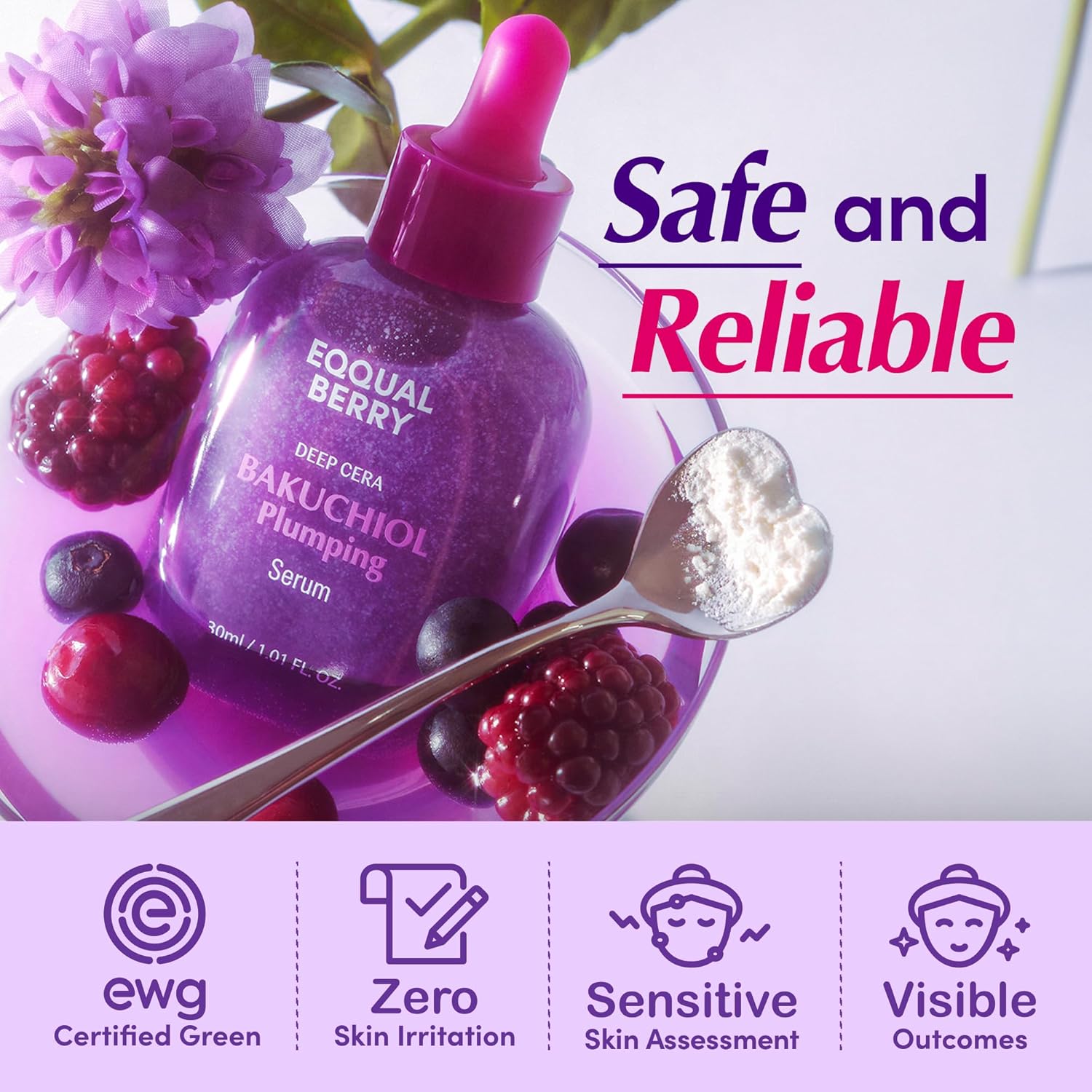 Bakuchiol Plumping Serum - EQQQUAL BERRY Deep Cera EQQQUAL BERRY Serum  Pinky Cosmetics