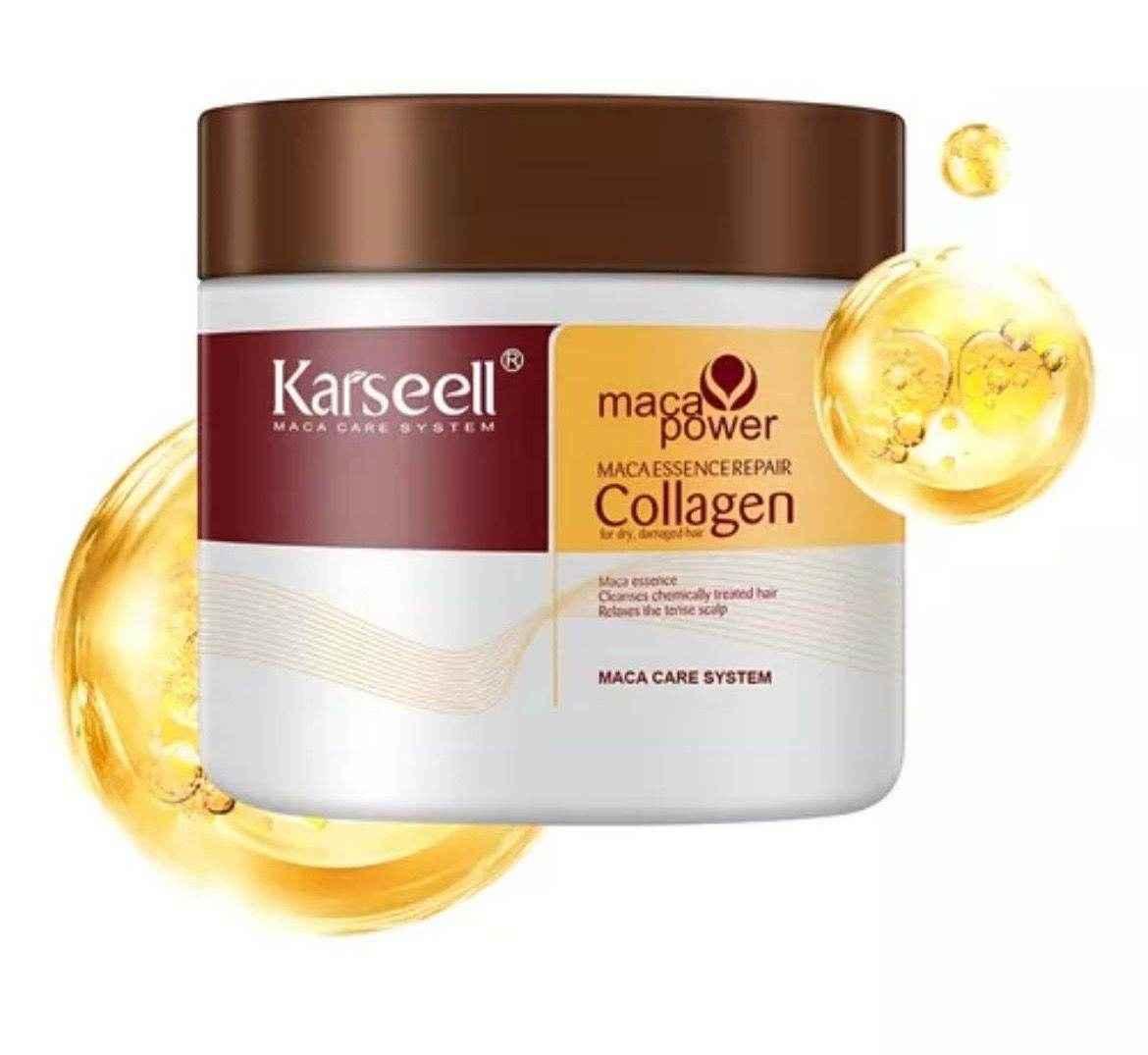 Karseell Magic Power Collagen Set - Ultimate Hair Repair - Hair set (shampoo, mask, oil) - Karseell -- United Arab Emirates -- Pinky Cosmetics