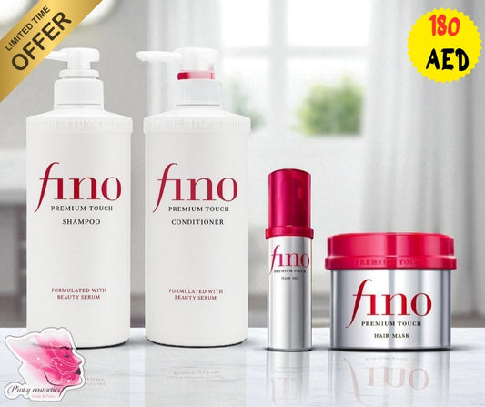 Fino Premium Touch Haircare Set – Shampoo, Conditioner, Oil & Mask