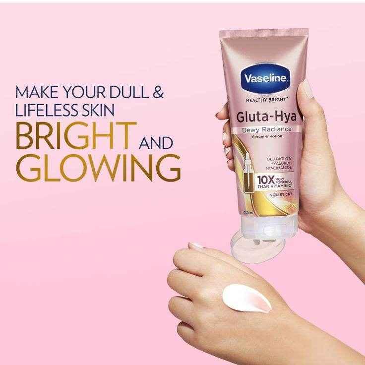 Vaseline Gluta-Hya Serum Burst Lotion – Dewy Radiance - Body Lotions - Vaseline -- United Arab Emirates -- Pinky Cosmetics