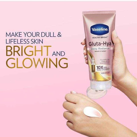 Vaseline Gluta-Hya Serum Burst Lotion – Dewy Radiance - Body Lotions - Vaseline -- United Arab Emirates -- Pinky Cosmetics