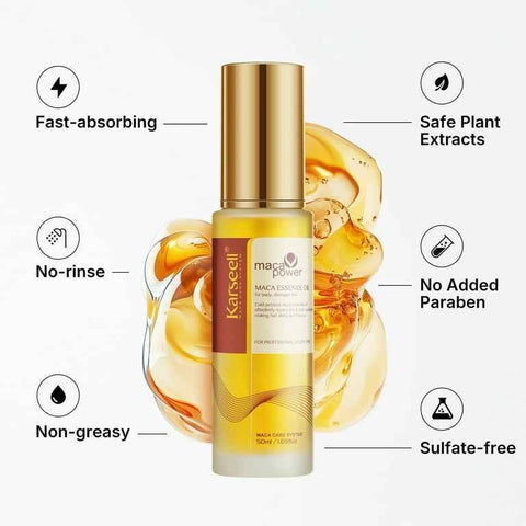 Buy Karseell Maca Hair Oil - Smooth & Shine - Hair Oil - Karseell -- United Arab Emirates -- Pinky Cosmetics