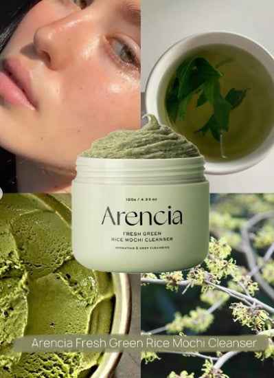 Arencia Fresh Green Rice Mochi Cleanser - Hydrating & Deep Pore Care