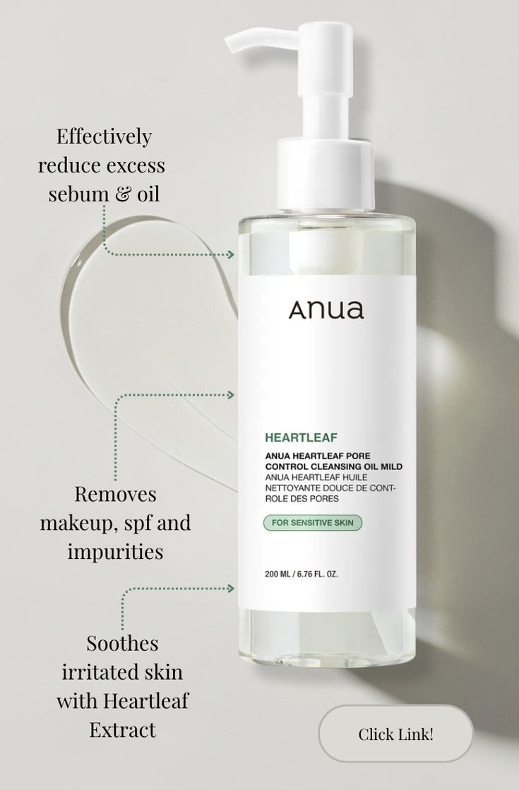 Anua Heartleaf Pore Control Cleansing Oil – 200ml - Pinky Cosmetics