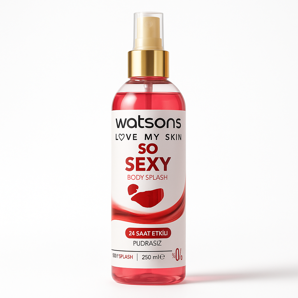 Watsons So Sexy Body Splash – 24H Scent, 250ml - Pinky Cosmetics