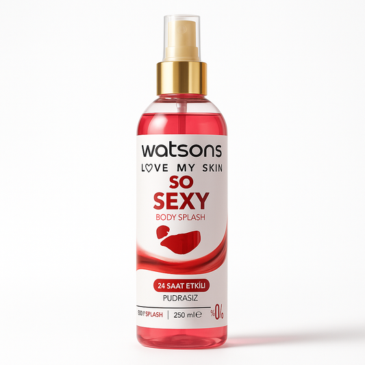 Watsons So Sexy Body Splash – 24H Scent, 250ml - Pinky Cosmetics
